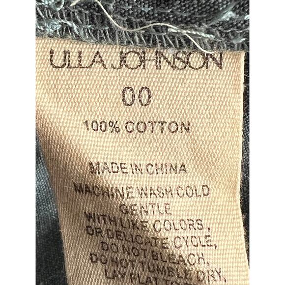 Ulla Johnson Clive Short Utilitarian-Inspired Piece Size 00 100% Cotton - Picture 15 of 16